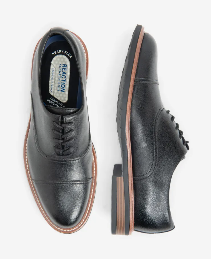 REACTION - Klay Cap Toe Oxford with Flex>Kenneth Cole Sale