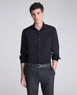 REACTION - Slim-Fit Button-Down Dress Shirt><noscript><img width=
