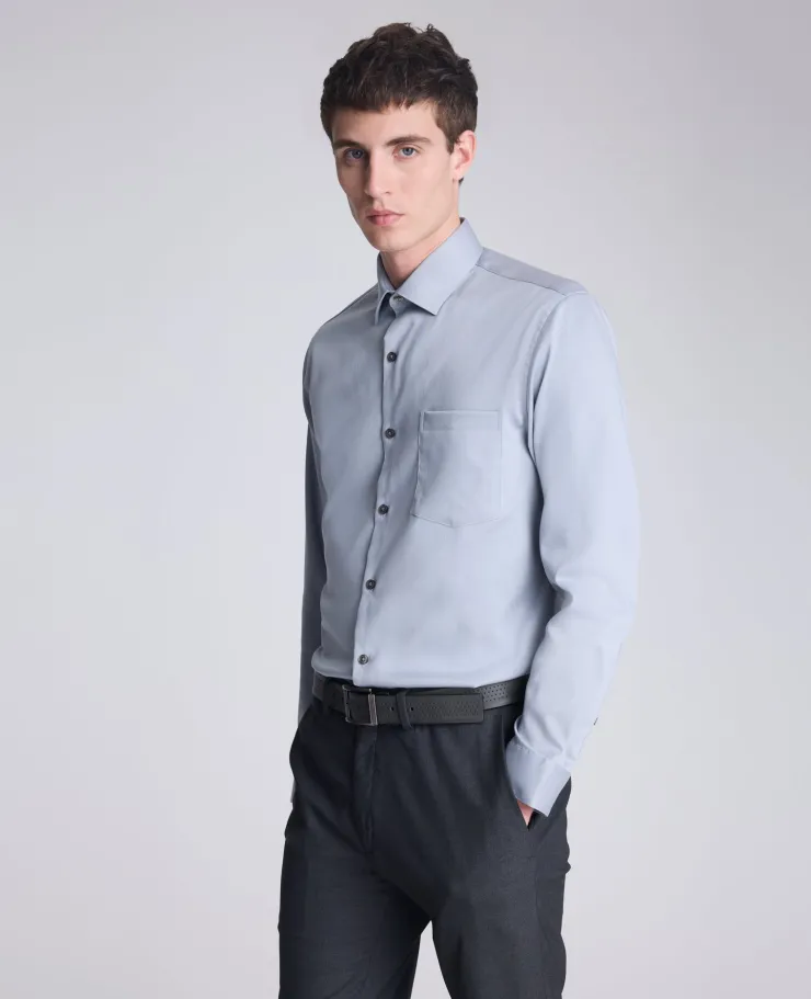 REACTION - Slim-Fit Button-Down Dress Shirt>Kenneth Cole Sale