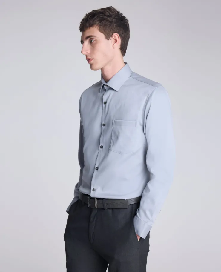 REACTION - Slim-Fit Button-Down Dress Shirt>Kenneth Cole Sale