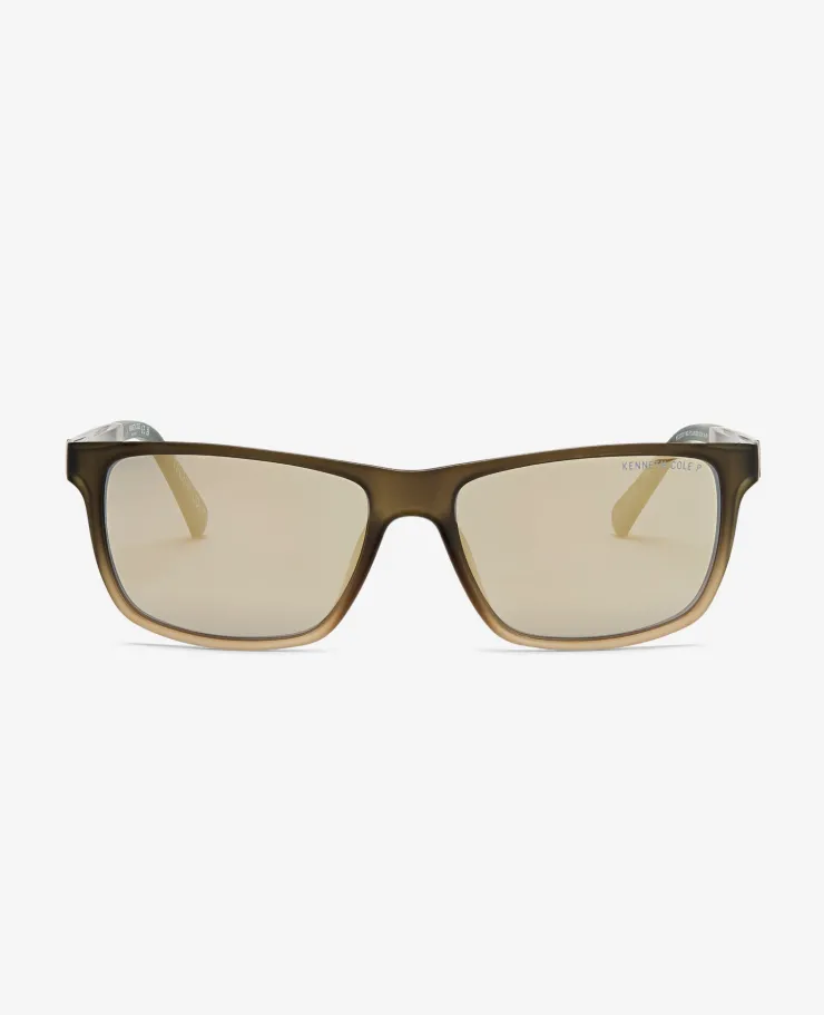 Rectangular Ultem Sunglasses>Kenneth Cole Sale