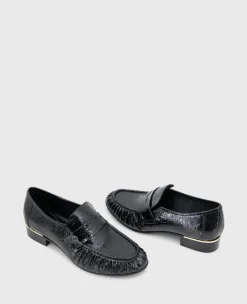 Reece Crinkle Patent Penny Loafer><noscript><img width=