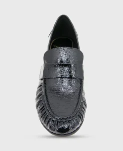 Reece Crinkle Patent Penny Loafer><noscript><img width=