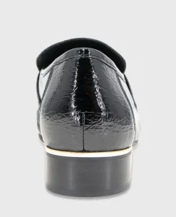 Reece Crinkle Patent Penny Loafer><noscript><img width=