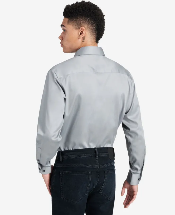 Regular-Fit Button-Down Stretch Dress Shirt with TEK FIT>Kenneth Cole Online