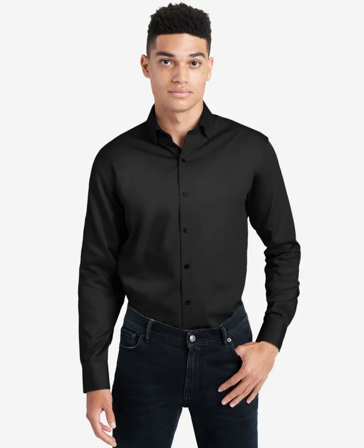 Regular-Fit Button-Down Stretch Dress Shirt with TEK FIT>Kenneth Cole New