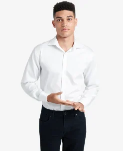 Regular-Fit Button-Down Stretch Dress Shirt with TEK FIT>Kenneth Cole Sale