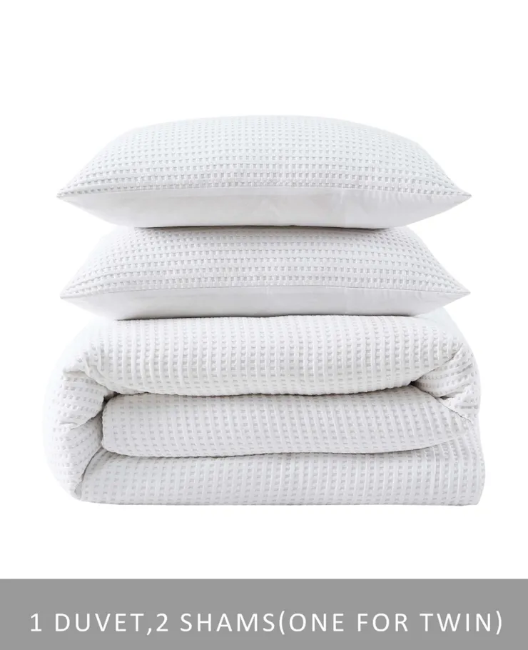 Reversible Solid Waffle Comforter Set>Kenneth Cole Outlet