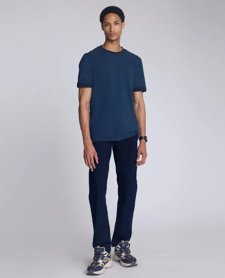 Ribbed Crewneck Tee>Kenneth Cole Clearance