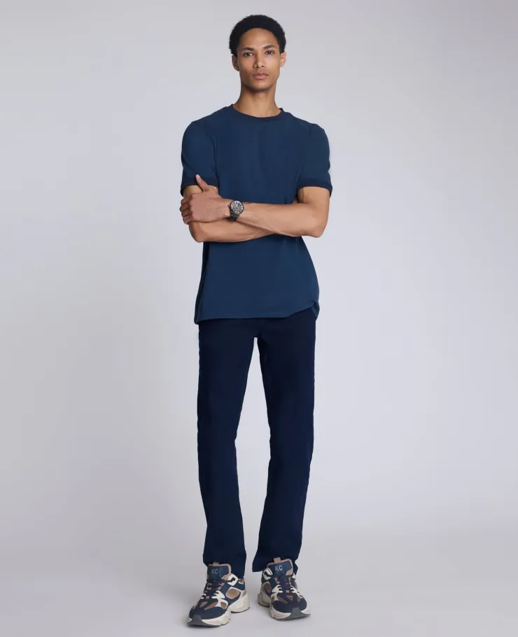 Ribbed Crewneck Tee>Kenneth Cole Clearance