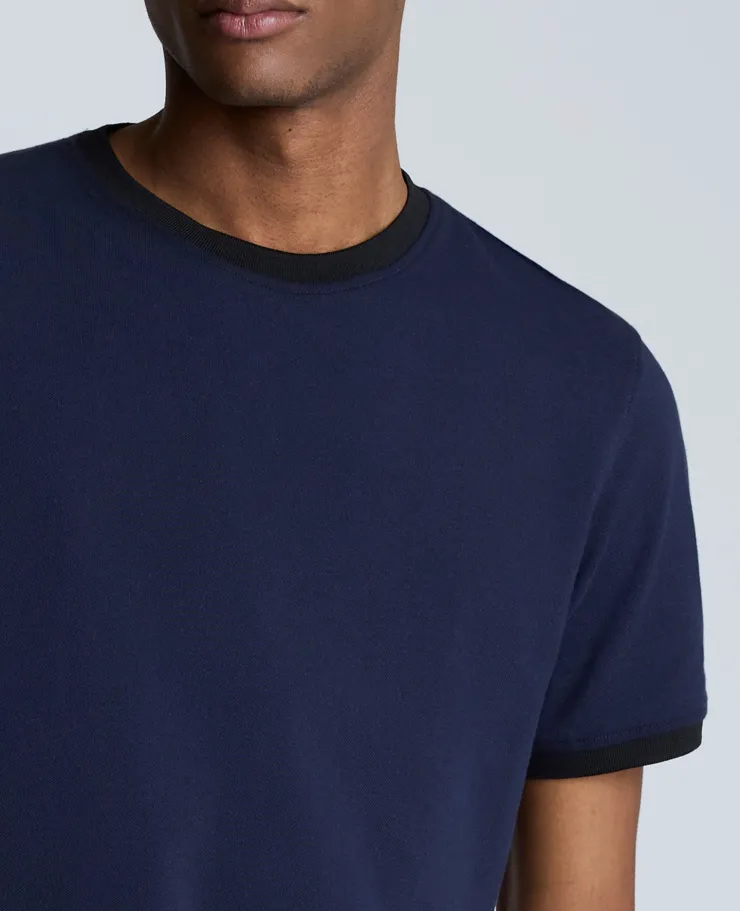 Ribbed Crewneck Tee>Kenneth Cole Online