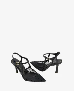 Romi Mesh Ankle Slingback Heel><noscript><img width=