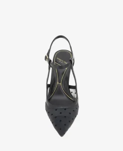 Romi Mesh Ankle Slingback Heel><noscript><img width=