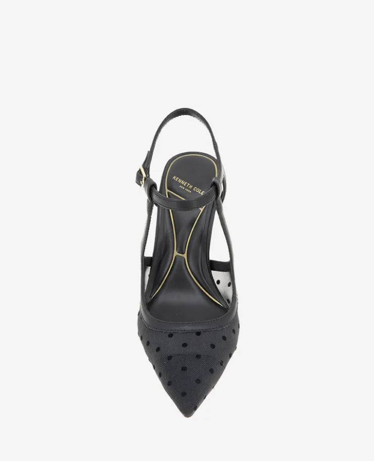 Romi Mesh Ankle Slingback Heel>Kenneth Cole Online