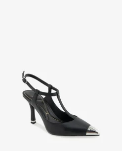Romi T-Strap Leather Slingback Heel><noscript><img width=