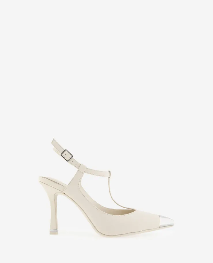 Romi T-Strap Leather Slingback Heel>Kenneth Cole Sale