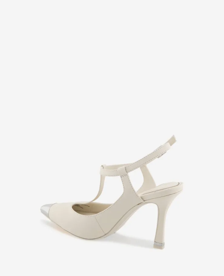 Romi T-Strap Leather Slingback Heel>Kenneth Cole Sale