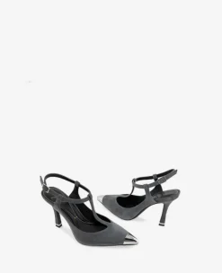 Romi T-Strap Suede Slingback Heel><noscript><img width=