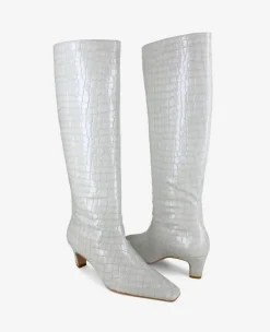 Rubia Croco Patent Tall Heel Boot><noscript><img width=
