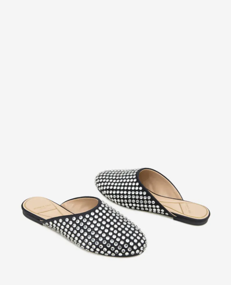 Saddie Studded Rhinestone Mule>Kenneth Cole Clearance