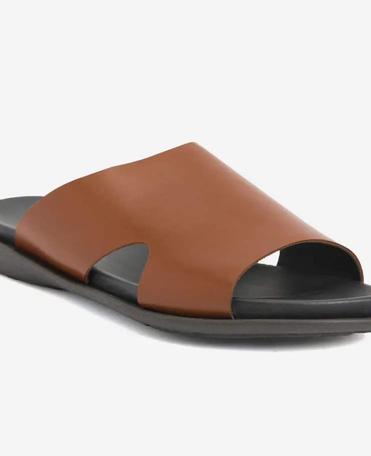 Sand-Y Beach Leather Slide Sandal>Kenneth Cole Best