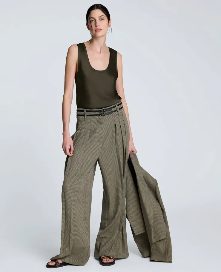 Satin Scoop Neck Tank>Kenneth Cole Online