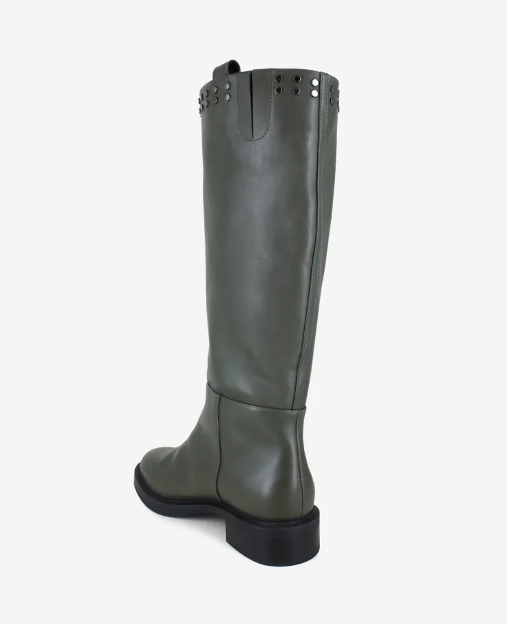 Scorpio Leather Stud Boot>Kenneth Cole Outlet