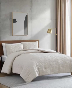 Serenity Wavy Lines Comforter Set><noscript><img width=