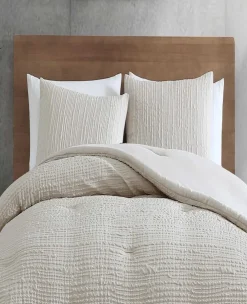 Serenity Wavy Lines Comforter Set><noscript><img width=