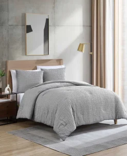 Serenity Wavy Lines Comforter Set><noscript><img width=