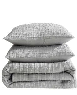 Serenity Wavy Lines Duvet Cover Set><noscript><img width=