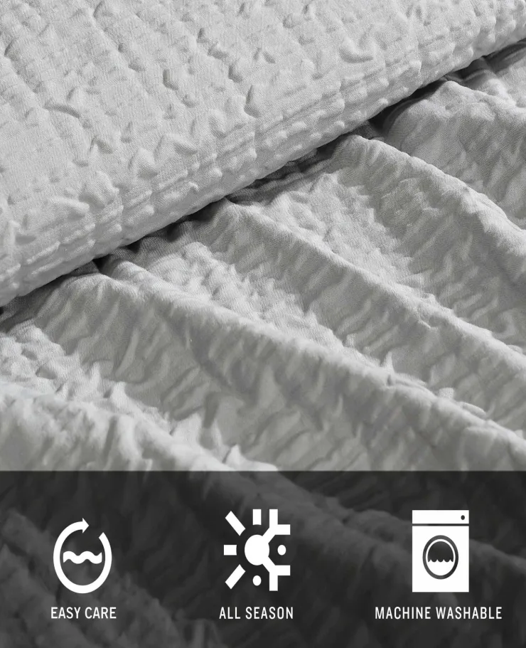 Serenity Wavy Lines Duvet Cover Set>Kenneth Cole Hot