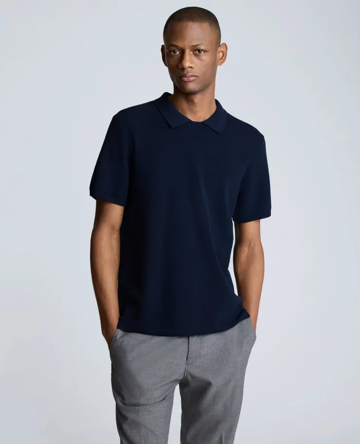 Short Sleeve Polo Sweater>Kenneth Cole New