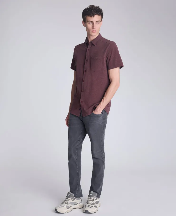 Short Sleeve Sportshirt with Chest Pocket>Kenneth Cole