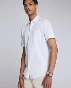 Short Sleeve Sportshirt with Chest Pocket><noscript><img width=