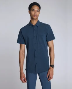 Short Sleeve Sportshirt with Chest Pocket>Kenneth Cole Online
