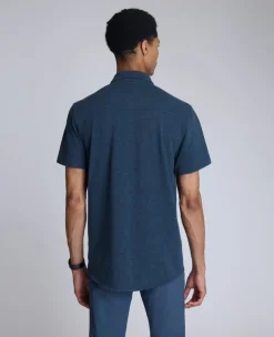 Short Sleeve Sportshirt with Chest Pocket><noscript><img width=