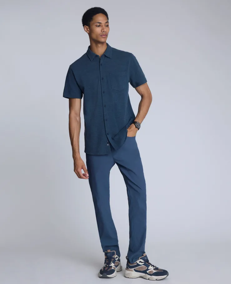 Short Sleeve Sportshirt with Chest Pocket>Kenneth Cole Online