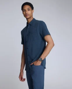 Short Sleeve Sportshirt with Chest Pocket><noscript><img width=