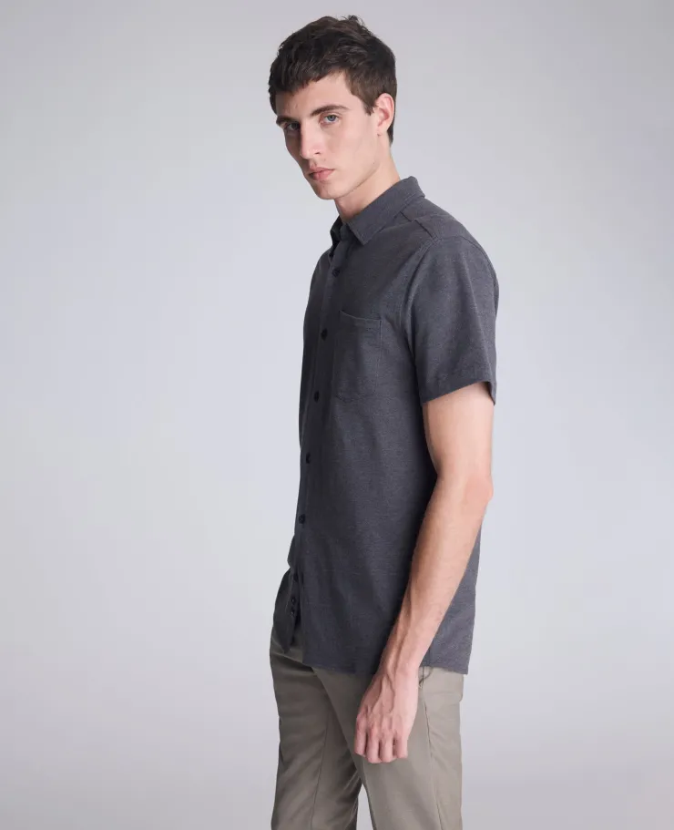 Short Sleeve Sportshirt with Chest Pocket>Kenneth Cole