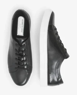 Site Exclusive! Men's Kam Leather Sneaker with Logo><noscript><img width=