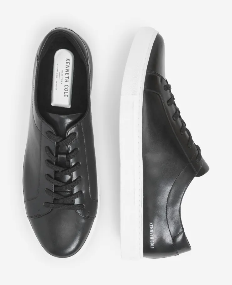 Site Exclusive! Men's Kam Leather Sneaker with Logo>Kenneth Cole