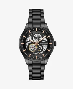 Skeleton Automatic Bracelet Watch>Kenneth Cole New