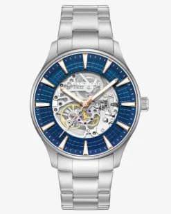 Skeleton Automatic Bracelet Watch>Kenneth Cole New