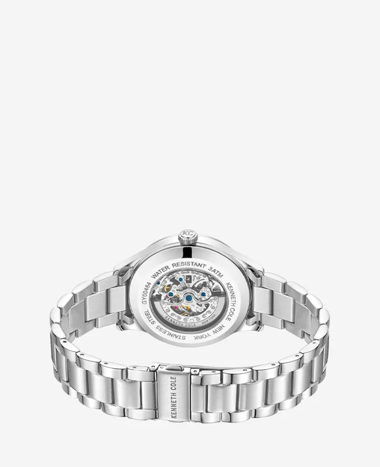 Skeleton Automatic Bracelet Watch>Kenneth Cole Discount