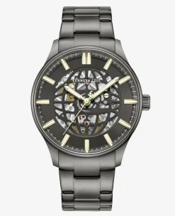 Skeleton Automatic Metal Bracelet Watch>Kenneth Cole Hot
