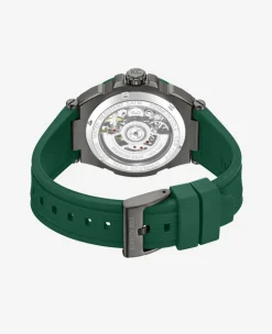 Skeleton Automatic Silicone Watch><noscript><img width=
