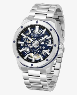 Skeleton Automatic Stainless Bracelet Watch><noscript><img width=