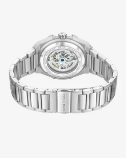 Skeleton Octagonal Automatic Bracelet Watch><noscript><img width=