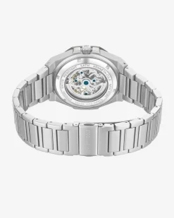 Skeleton Octagonal Automatic Bracelet Watch><noscript><img width=